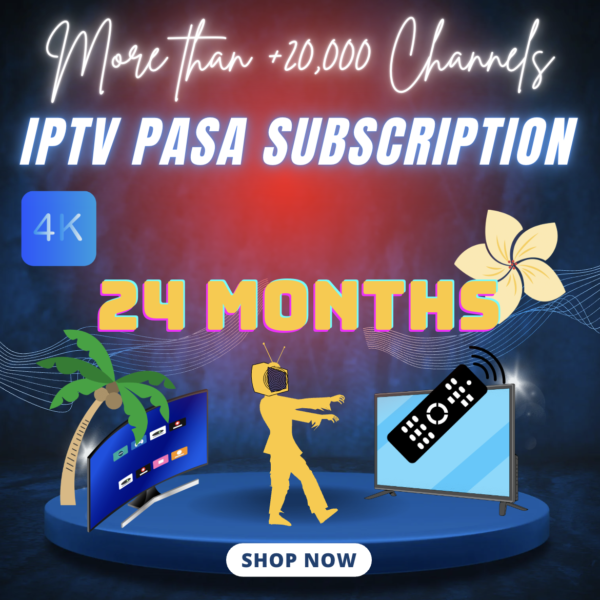 IPTV 24 Months Access with more than 30000 channels and vod