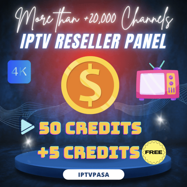 IPTV Reseller Panel – 50 Credits