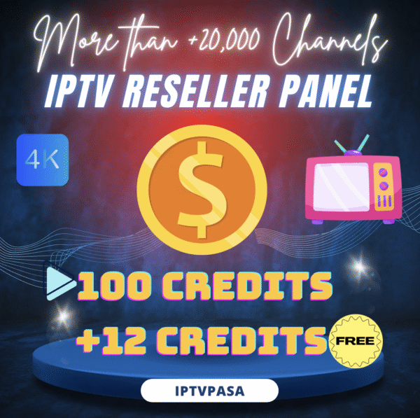 IPTV Reseller Panel 100 Credits